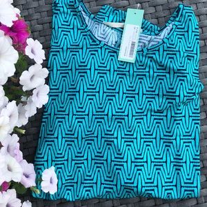 Geometric print Top